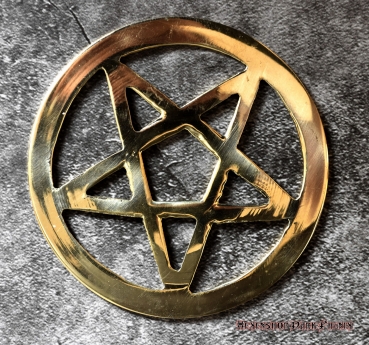 Hexenshop Dark Phönix Altarpentakel Pentagramm groß